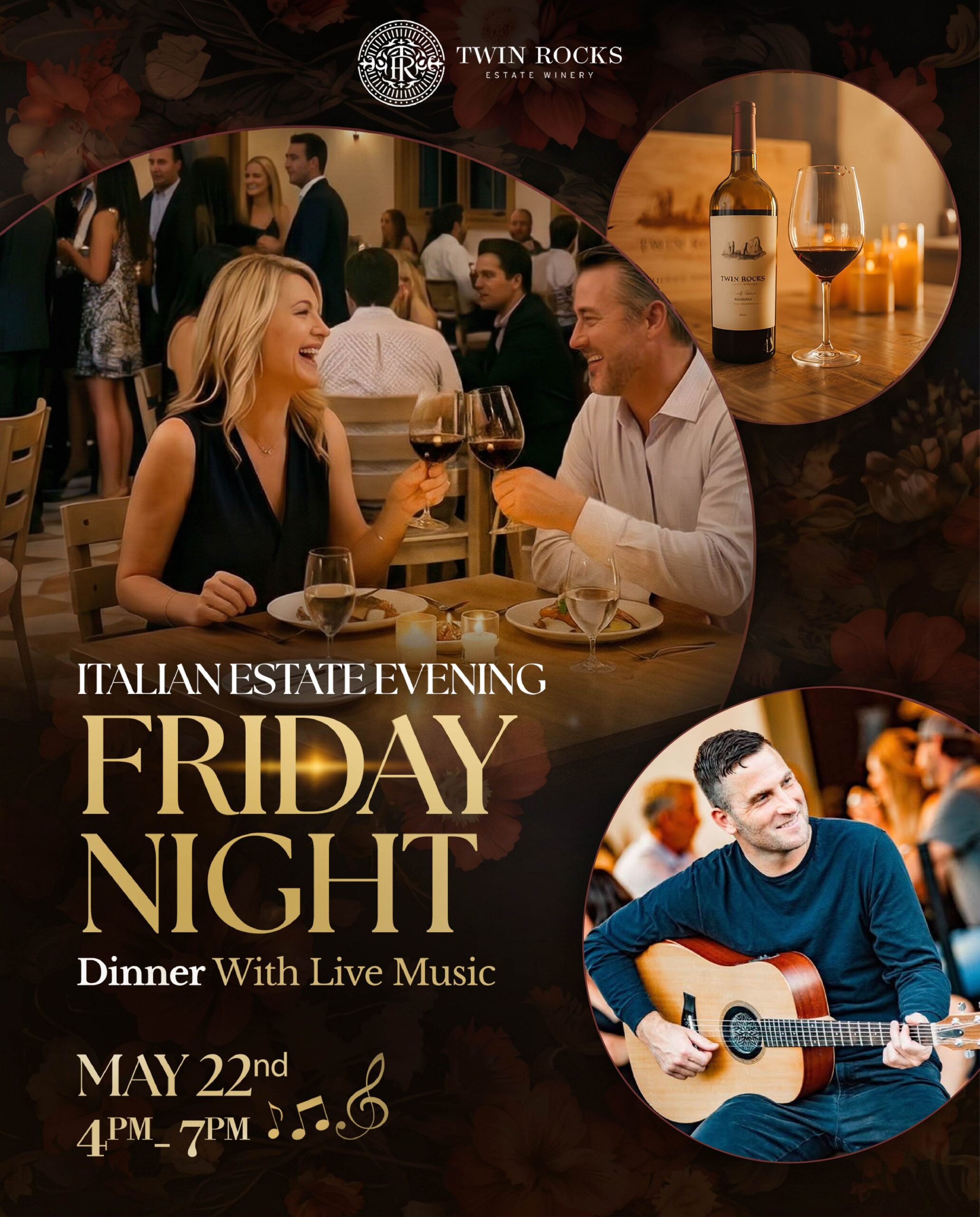 Friday Night Dinner with Live Music – Patrick Walsh