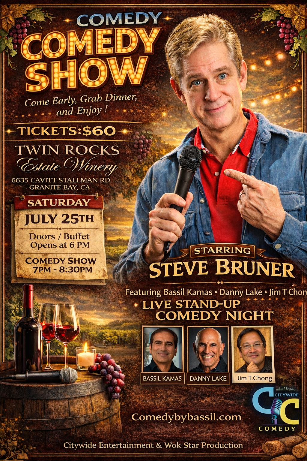 Comedy Show and Buffet Dinner